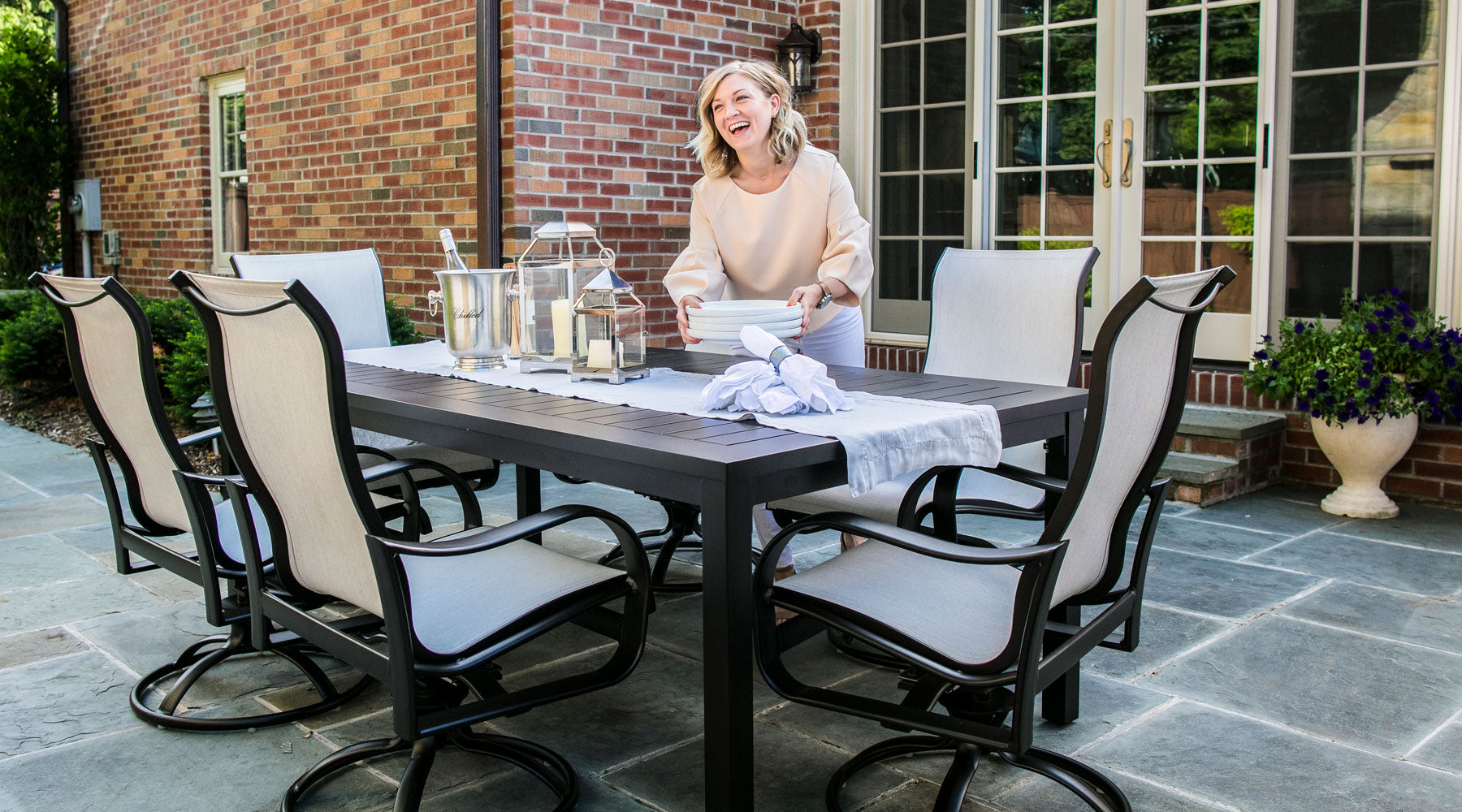 Outdoor Aluminum Dining Sets