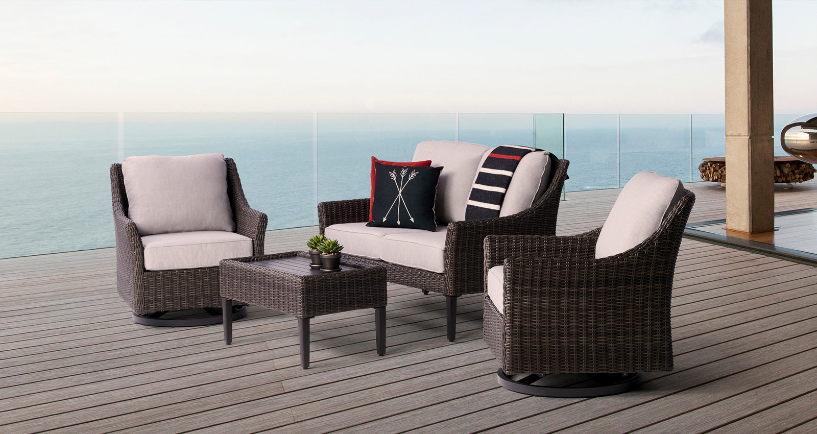 Outdoor Swivel Glider Chairs