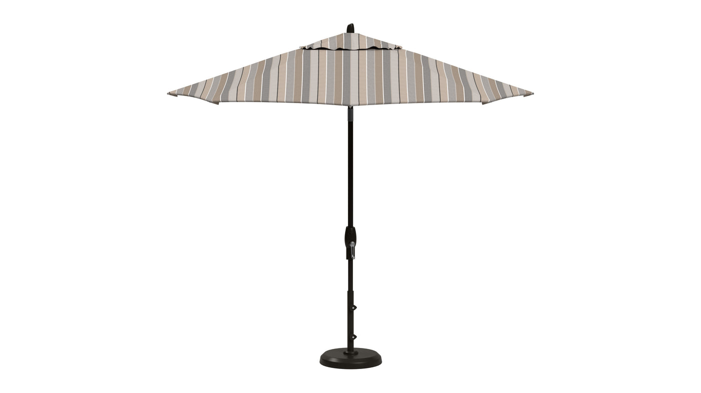 9 Ft. Octagon Auto Tilt Umbrella with Base