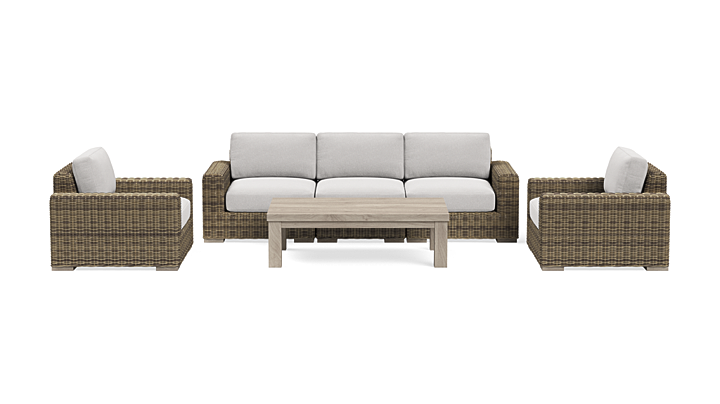 Ludlow Sofa Set with Fixed Chairs