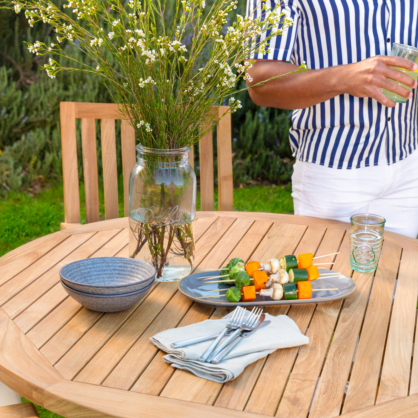 Winnie 5-Piece Round Dining Set