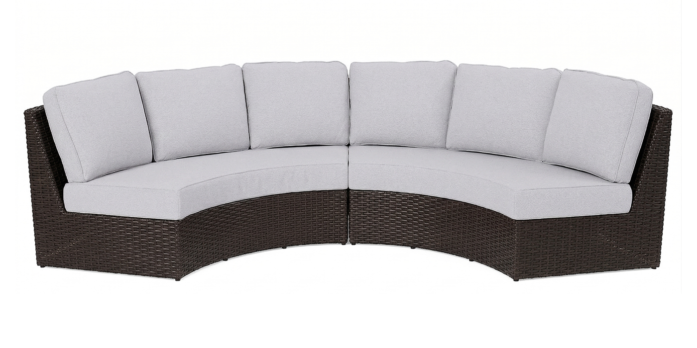 Elliot Outdoor 2-Piece Round Sectional
