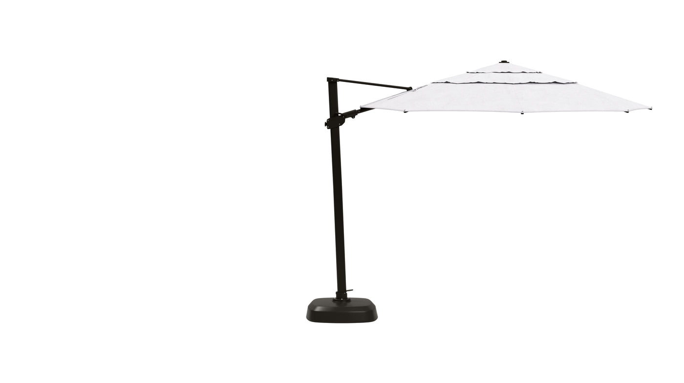 10 Ft Square Cantilever Umbrella with AKZ Base