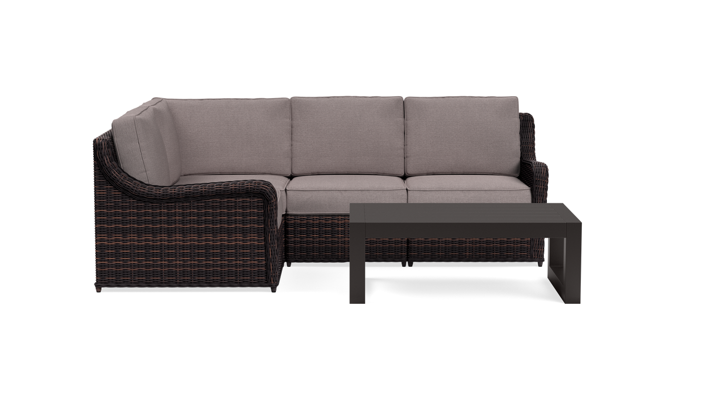 Waverly Outdoor Small Sectional Set