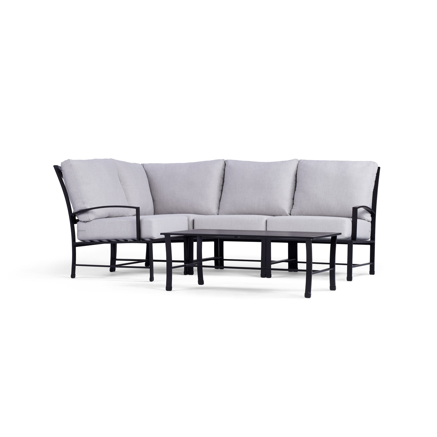  Yardbird Colby Outdoor Small Sectional Set Outdoor Furniture
