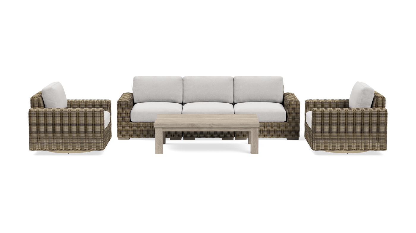 Ludlow Sofa Set with Swivel Chairs