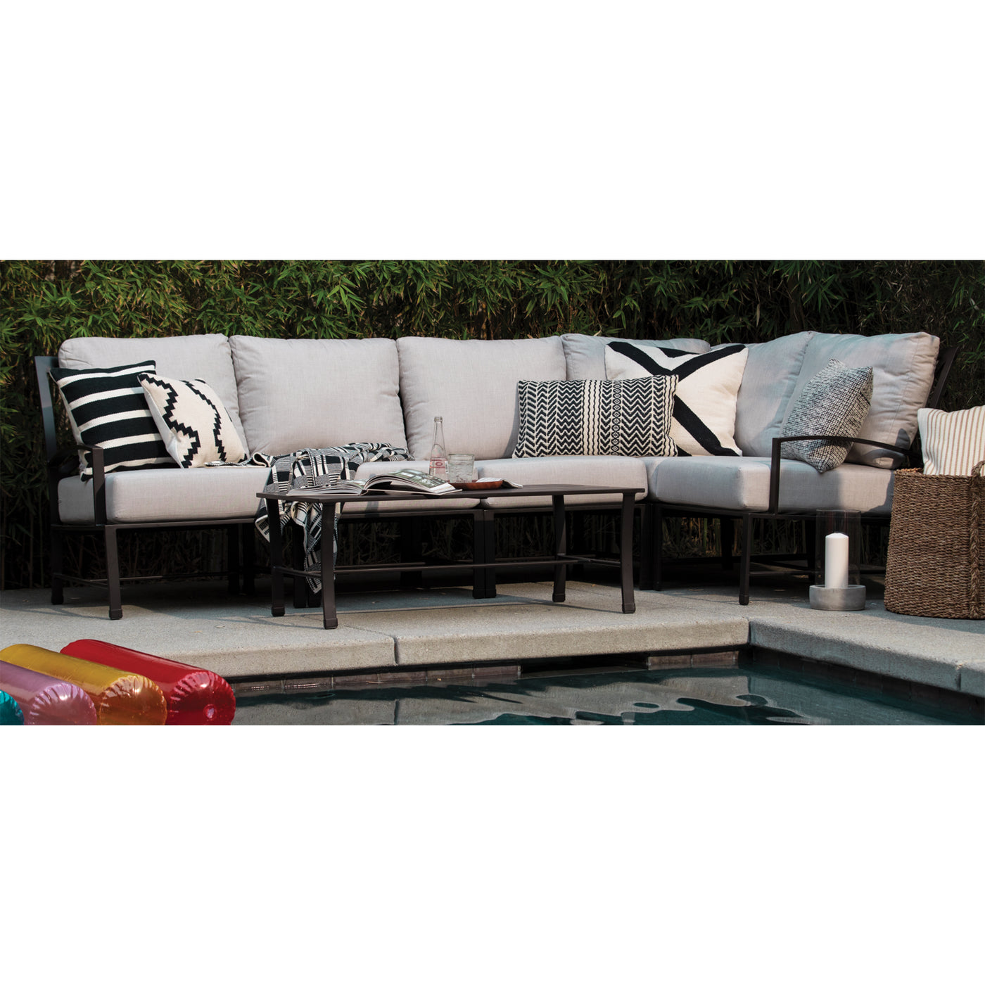  Yardbird Colby Outdoor Large Sectional Set Outdoor Furniture